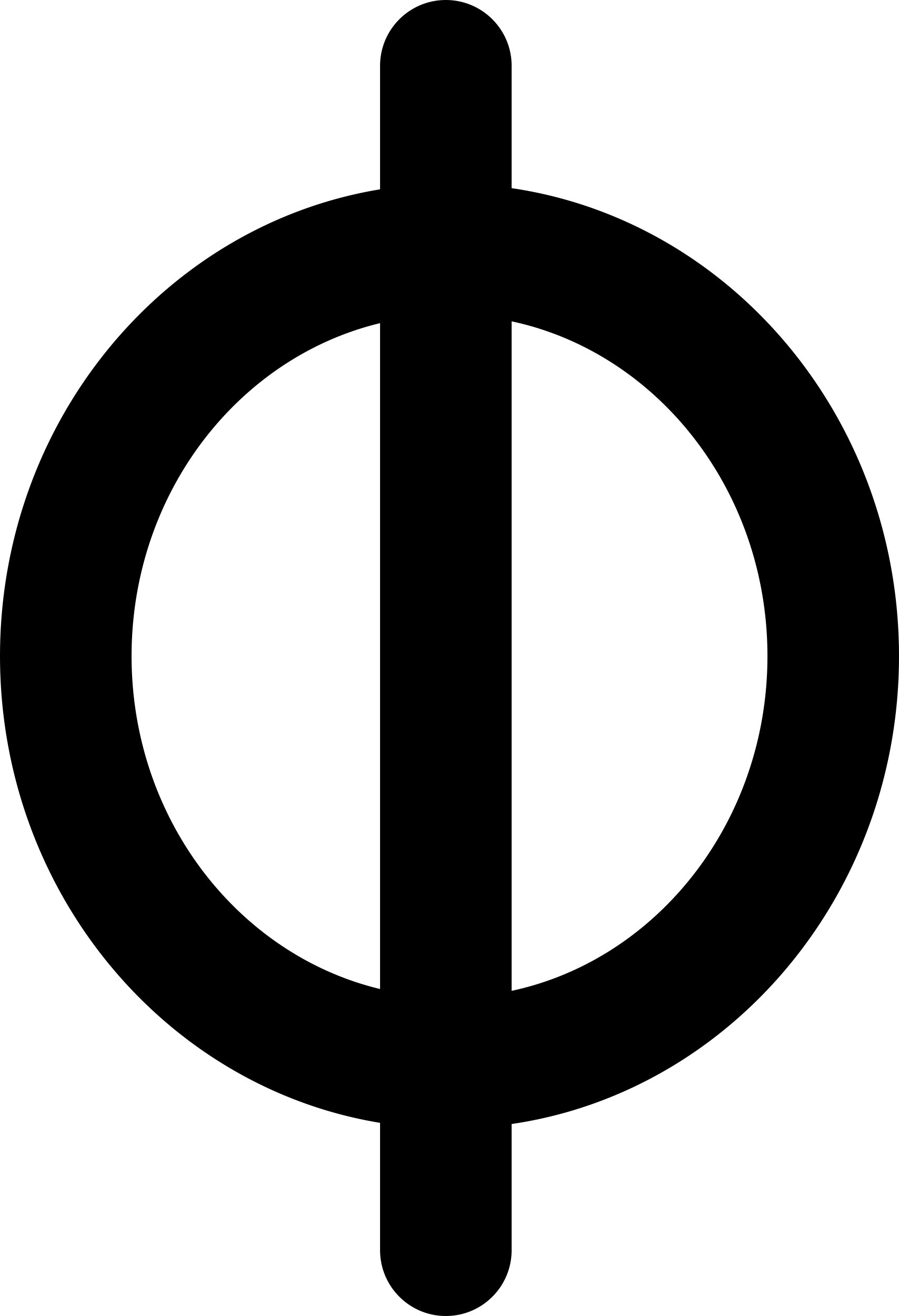 Circle With Vertical Line Mathematical Sign Sketch Style Svg Vector Free Vectors